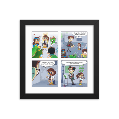 Comic #2 Framed Photo Paper Poster - Nifty League