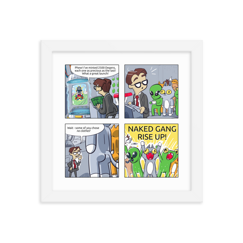 Comic #1 Framed Photo Paper Poster - Nifty League