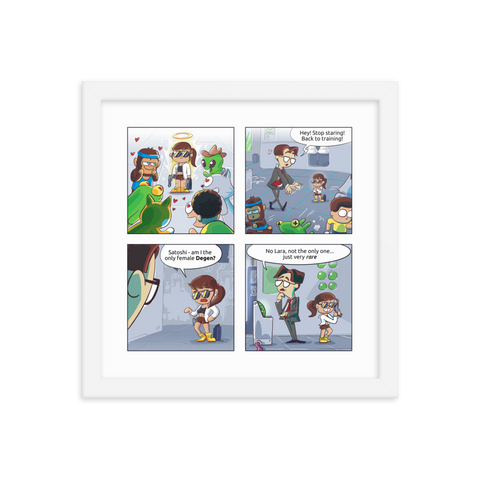 Comic #2 Framed Photo Paper Poster - Nifty League