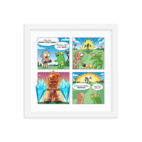 Comic #3 Framed Photo Paper Poster - Nifty League