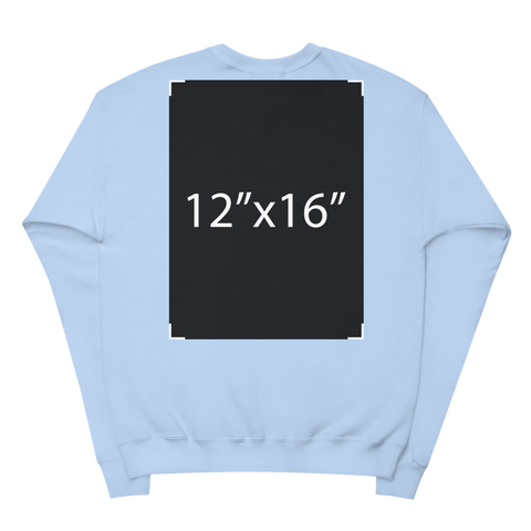 Unisex Sweatshirt (Front/Back/Sleeve Print)